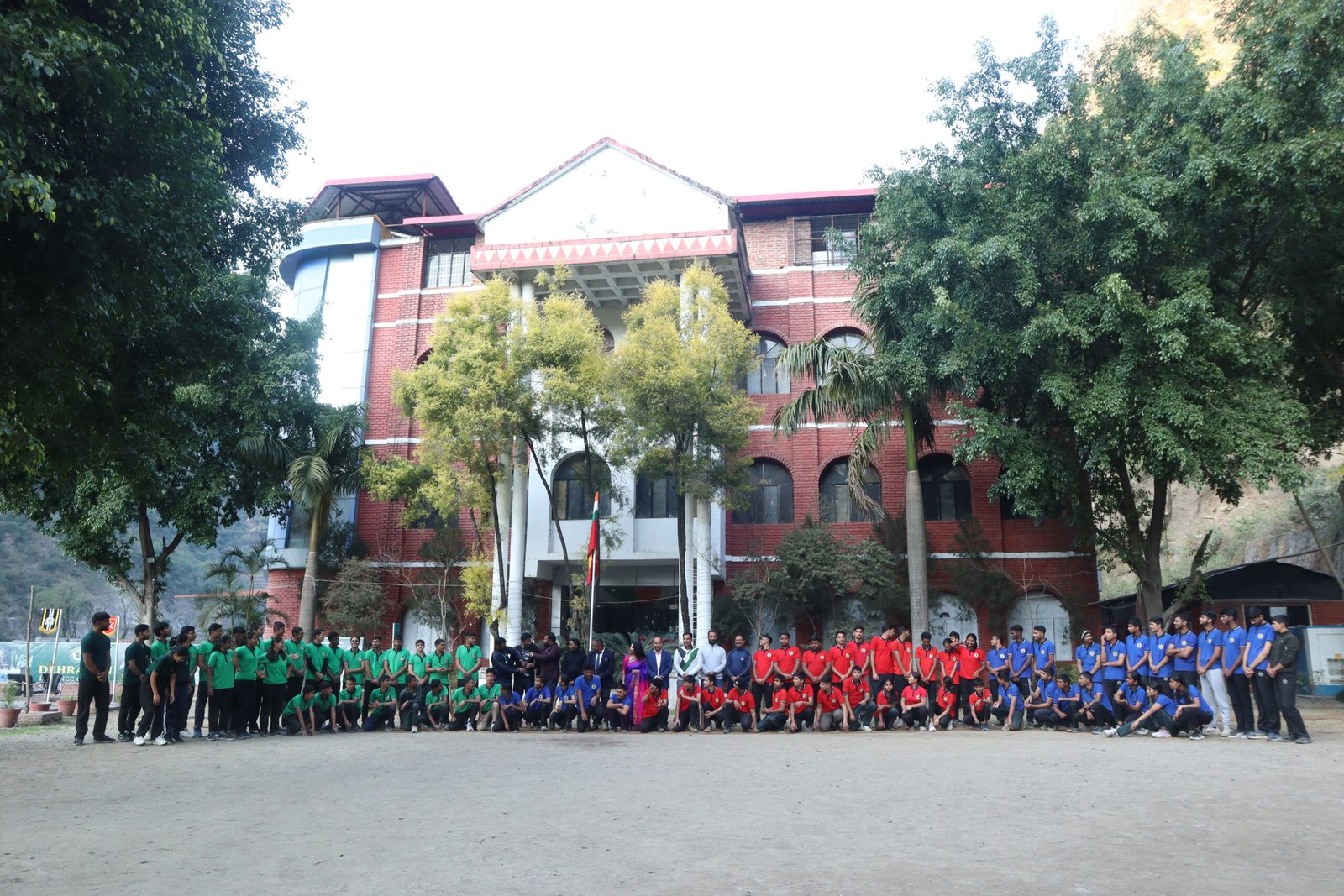 Dehradun Defence College Main Campus Building and Hostels